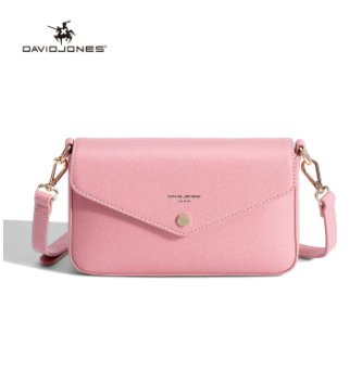 David Jones Classic Queen Pink Clutch DJ857J