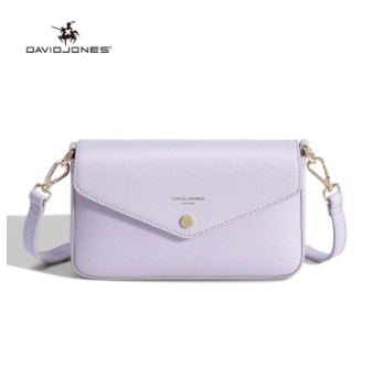 David Jones Classic Purple Clutch DJ856J