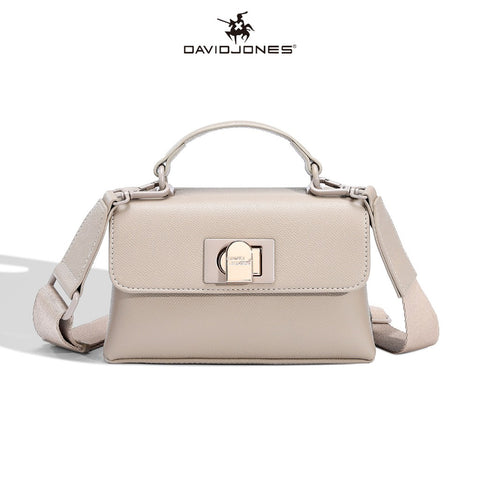 David Jones Beige Shoulder Handbag DJ211A