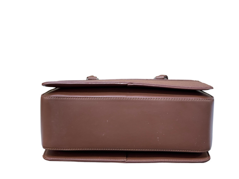 BAGCO Premium Structured Coffee Handbag – Mocha Elegance