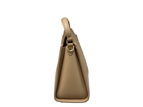 BAGCO Classic Structured Tote – Beige Elegance