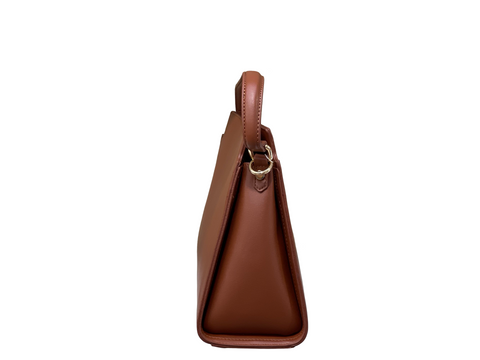 BAGCO Classic Structured Tote – Brown Elegance