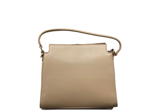 BAGCO Classic Structured Tote – Beige Elegance