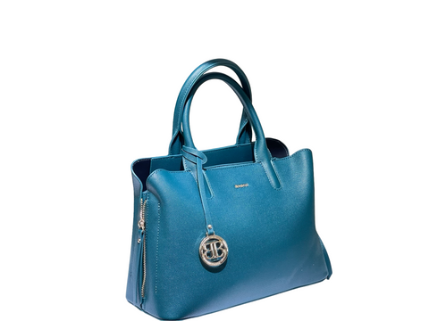 New Trendy Blue BAGCO Handbag