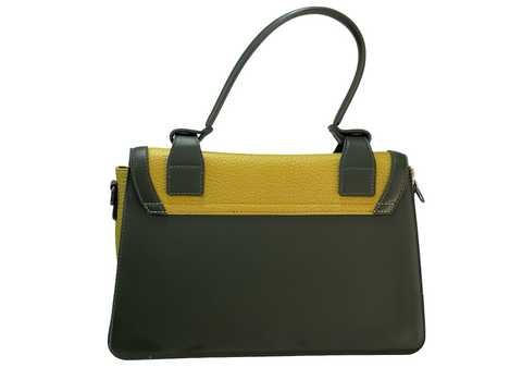 BAGCO Mustard Signature Satchel – Bold Elegance, Everyday Power