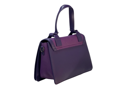 BAGCO Purple Signature Satchel – Bold Elegance, Everyday Power