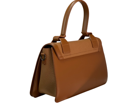 BAGCO Brown Signature Satchel – Bold Elegance, Everyday Power