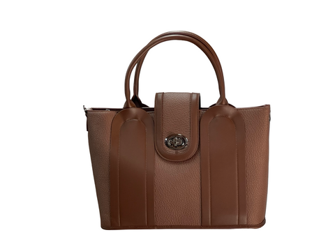 Elegant Coffee Structured BAGCO Tote Handbag – Timeless Style, Everyday Function