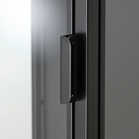 RUDSTA Glass-door cabinet, 42x37x155cm, Anthracite