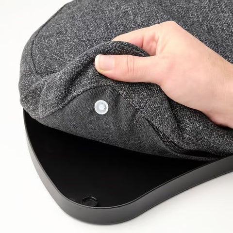 OJULF Laptop support, Dark grey, 52x38cm