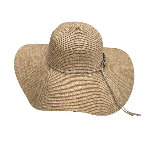 Wide Brim Hat with Rope