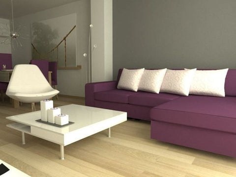 TOFTERYD Coffee table, High-gloss white, 95x95cm