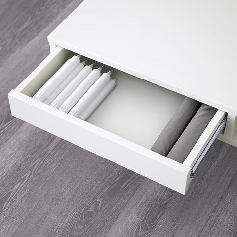 TOFTERYD Coffee table, High-gloss white, 95x95cm
