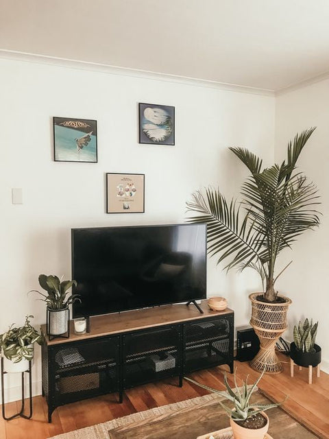 FJALLBO TV stand, 150x36x54cm, Black