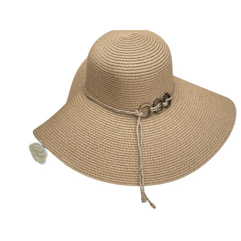 Wide Brim Hat with Rope