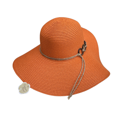 Wide Brim Hat with Rope