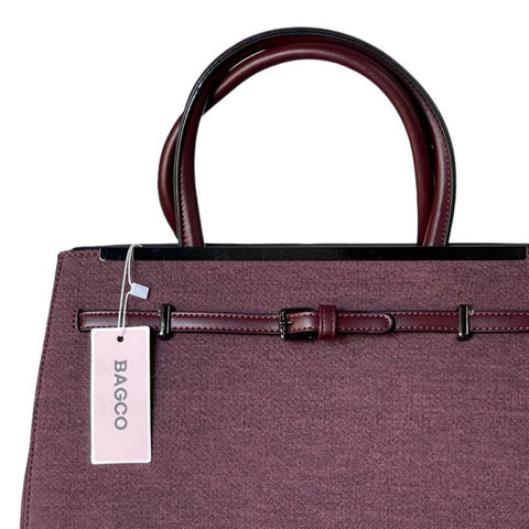 BAGCO Zenith Executive Satchel- Purple