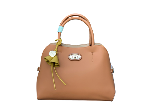 Chrisbella Floral Tassel Bag- Brown