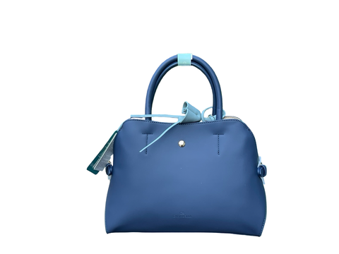 Chrisbella Floral Tassel Bag- Blue