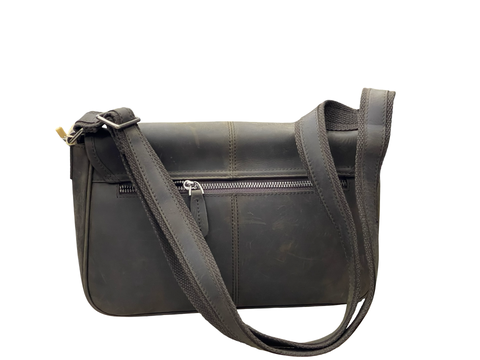 Classic Italian Leather Messenger Bag