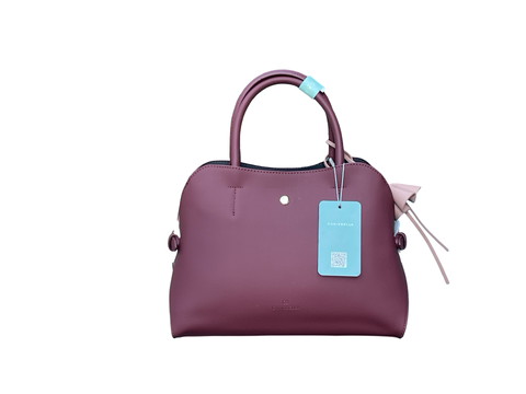 Chrisbella Floral Tassel Bag- Purple
