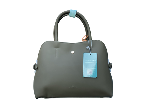 Chrisbella Floral Tassel Bag- Green