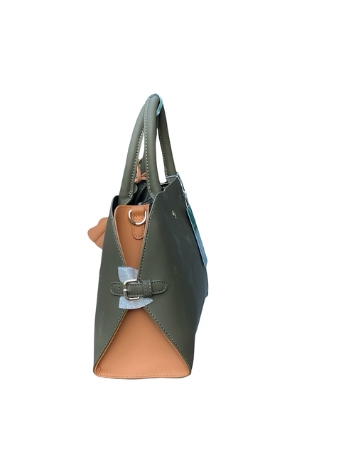 Chrisbella Floral Tassel Bag- Green
