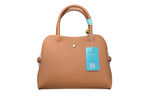 Chrisbella Floral Tassel Bag- Brown