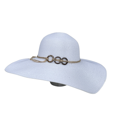 Wide Brim Hat with Rope