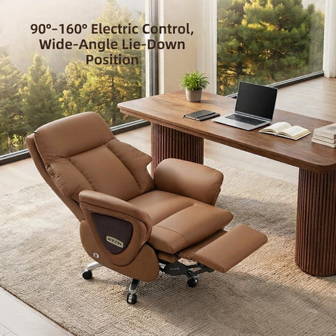 Modern Ergonomic Electric Massage Chair- Brown