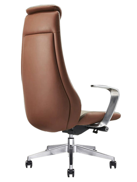 Italian-Style Modern Office Chair – Brown