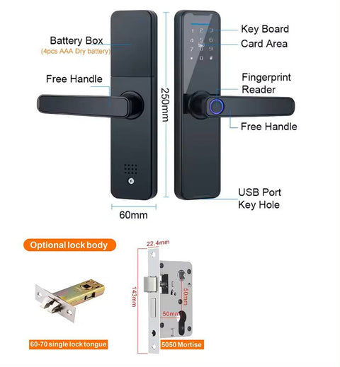 Biometric Smart Door Lock  - S017