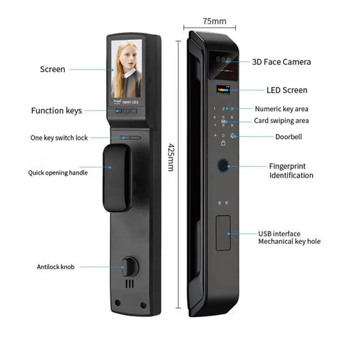 Biometric Smart Door Lock  - F013