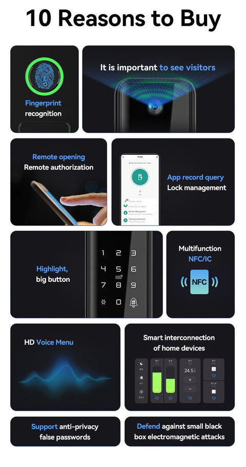 Biometric Smart Door Lock  - F021