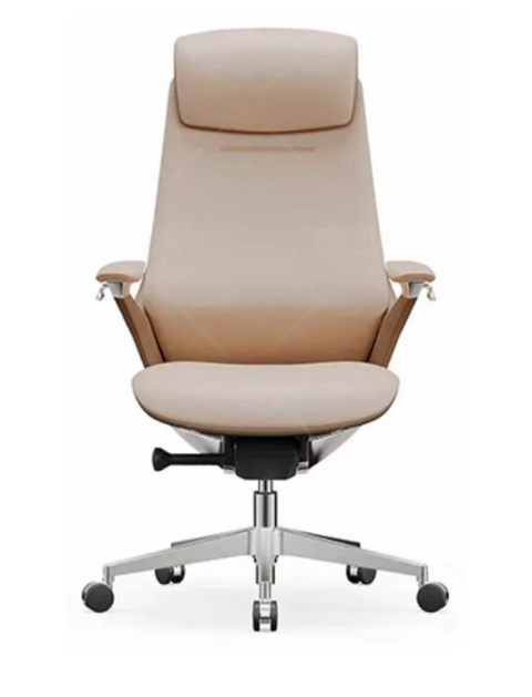Italian Modern Lift Office Chair (Brown)