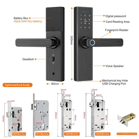 Biometric Smart Door Lock  - S046