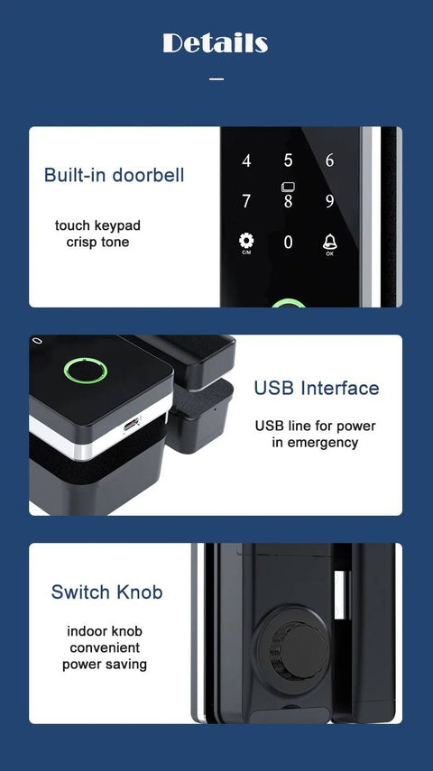 Biometric Smart Door Lock  - G007