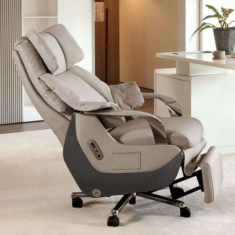 LuxeRecline Elite Executive Massage Chair- Grey