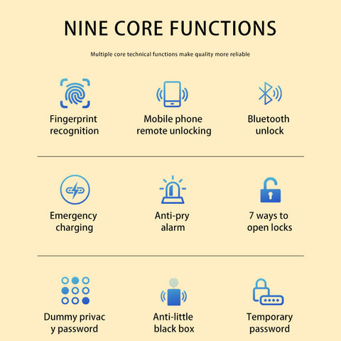 Biometric Smart Door Lock  - S019