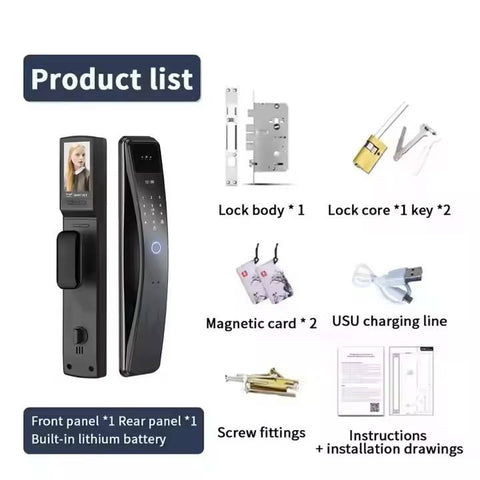 Biometric Smart Door Lock  - F012