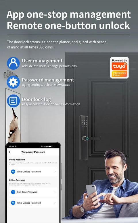 Biometric Smart Door Lock  - S045