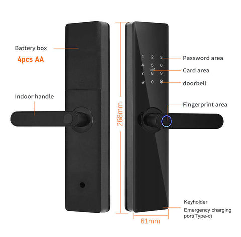 Biometric Smart Door Lock  - S004