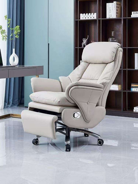 Luxury Electric Massage Executive Office Chair- Grey