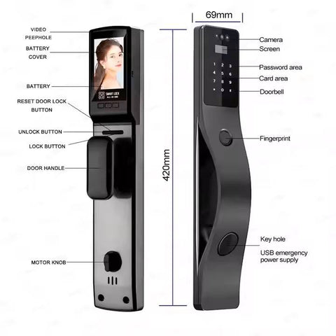 Biometric Smart Door Lock  - F011