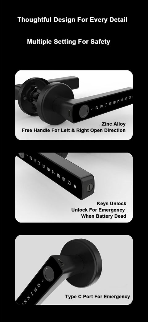 Biometric Smart Door Lock  - H001