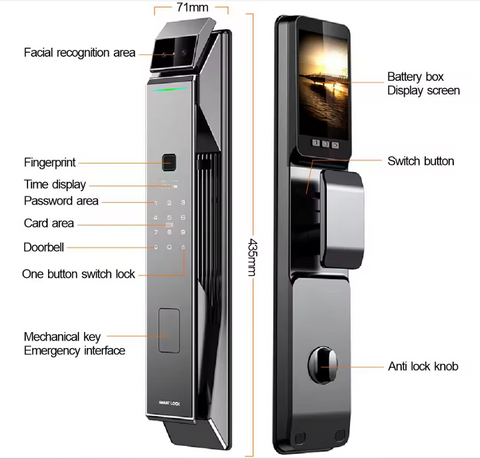 Biometric Smart Door Lock  - F017