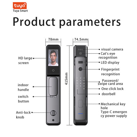 Biometric Smart Door Lock  - F027