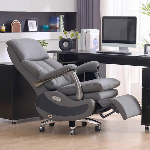 Luxury Electric Massage Executive Chair- Grey