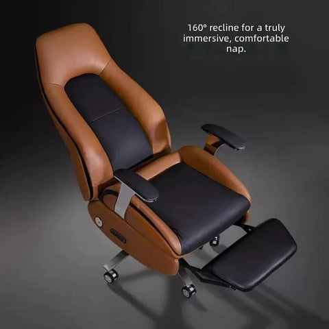 Modern Ergonomic Electric Massage Chair- Dark Brown