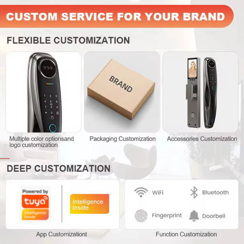 Biometric Smart Door Lock  - F01A